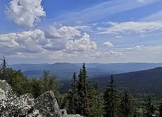 Вид с хребта Нары