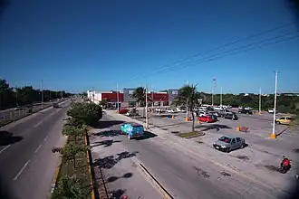 Вид с виадука расположенного над шоссе 307