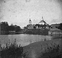 Вид с плотины Екатерининского пруда