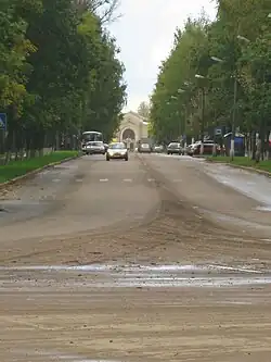 Вид улицы Мира с площади Мира