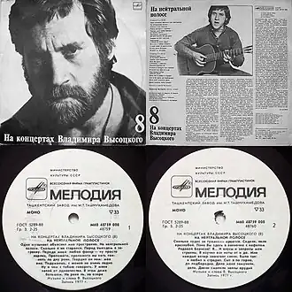 Обложка песни Владимир Высоцкий «Песня о нейтральной полосе»