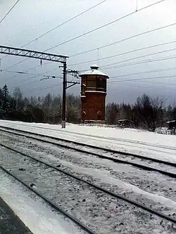 Водонапорная башня около вокзала