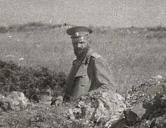 Н. М. Печёнкин на раскопках в Херсонесе. 1910.