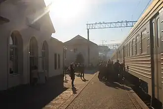 Вокзал станции Воловец