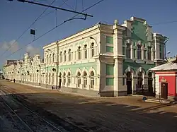 Железнодорожный вокзал Вологды. Построен в 1896 году