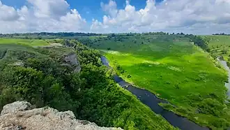 Река Воргол, горный массив Звонари. Нижневоргольский участок Елецкого заповедника