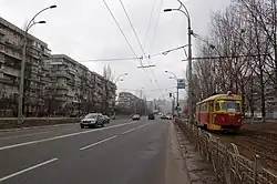 Улица Левка Лукьяненко в Киеве