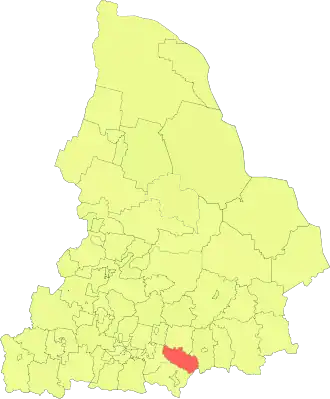 Богдановичский районгородской округ Богданович на карте