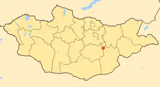 Шивээговь на карте