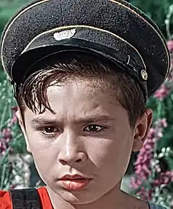 Геннадий Худяков в роли Женьки в фильме «Старик Хоттабыч» (1956)