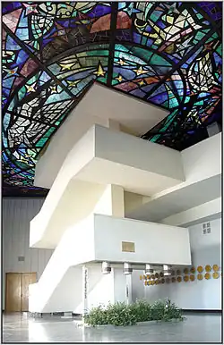 Внутри башни БТА: второй  этаж