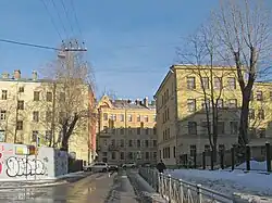 Глухая Зеленина улица у пересечения с Резной улицей