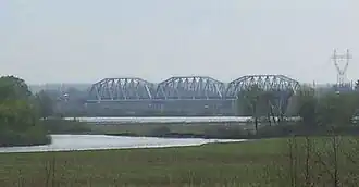 Вид на мост с трассы М13