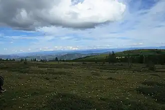 Вид с западного склона горы Сарлык