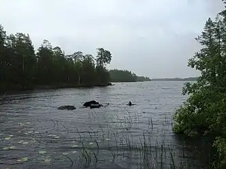 Северо-западная оконечность озера