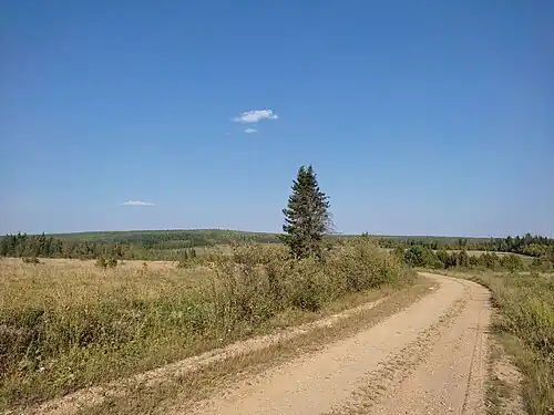 Гороблагодатский тракт в бывшем посёлке Журавлик