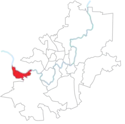Григишское староство на карте Вильнюса