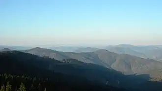 Магура; вид с вершины