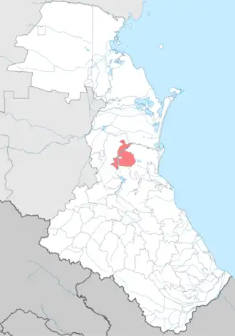 Кизилюртовский район на карте