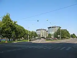 Вид от Константиновского проспекта