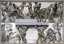 Любовь плодотворная и любовь разрушающая. Деталь. Из «Поэмы о человеческой жизни». 1906—1907