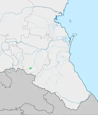 Дишний-Мохк — карта исторического расселение дишнийцев на современной карте Чечни и Ингушетии