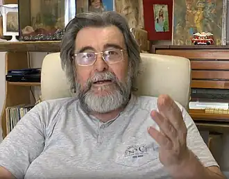 Дмитрий Данин на студии звукозаписи (Звенигород, 20 мая 2018 года)