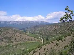 Долина реки Алачук, вид из Рыбачьего