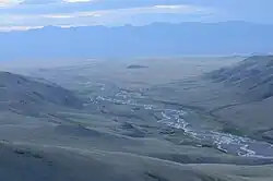 Долина реки Чаган-Бургазы летом 2017 года