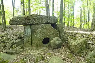 Дольмен в окрестностях Псебе