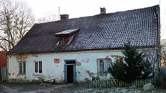 Дом художника в Гвардейске(бывшем Тапиау) до реставрации