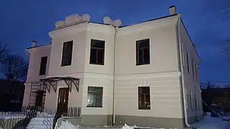 во время реставрации: январь 2022 год