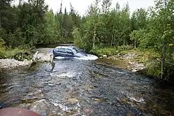 Брод через реку у устья