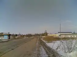 Дорога на Родину. Перекрёсток с дорогой в Борисовичи (направо)