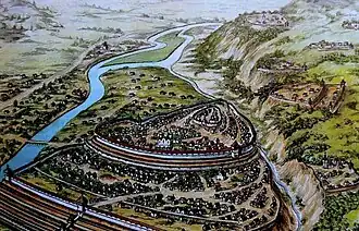 Реконструкция Галича по Т. А. Трегубовой