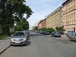 Дровяная улица, вид с набережной Обводного канала