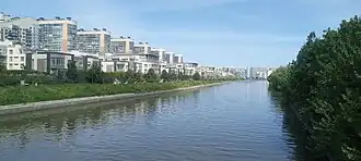 Дудергофский канал вдоль Балтийской Жемчужины