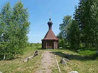 Часовня, возведённая в 2011 году. Фото 2023 года