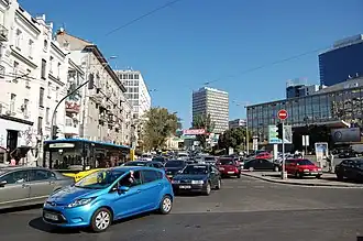 вид на улицу со стороны НСК «Олимпийский»