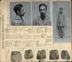 № 316 заключённый Алиаббас Муталлибзаде — издатель и редактор журнала «Шехаби-сагиб».