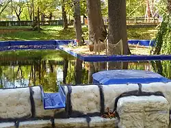 Исток реки в центральном парке