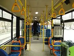 Задняя часть салона автобуса Yutong ZK6120HGM