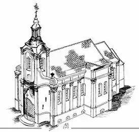 Реконструкция вида церкви