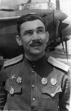 Старший лейтенант С. В. Яцковский. 1944 год