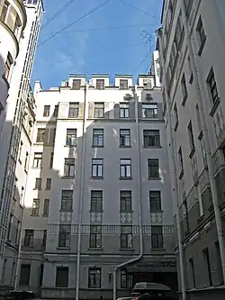 Двор доходного дома Нежинской