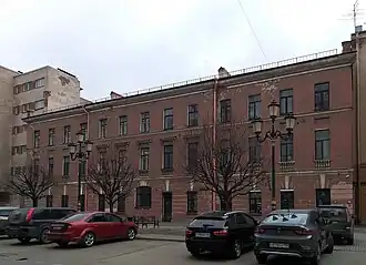 Служебное здание Кавалергардского полка, Захарьевская улица, 37