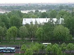 Здание управления госпиталя с высоты птичьего полёта, 2013 год.