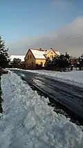 Зима в селе Бжостова, 2019 г.