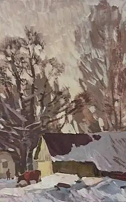 Зима в Седневе, 1982