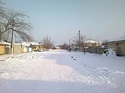 Зимняя улица в Чинаре